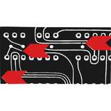 Inspection Arrows, Paper, 1/8"x3/16", 6.4 mil, Red, 1000/Env redirect to product page